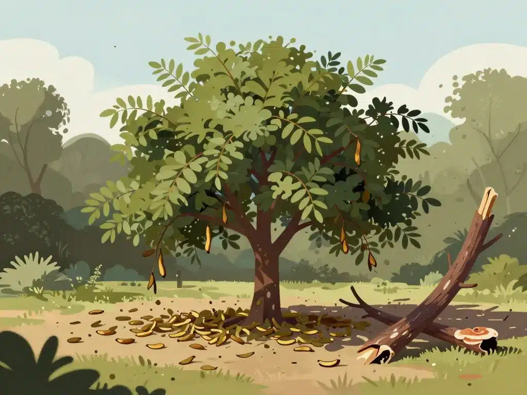 arbre de judée inconvénients, gousses nombreuses, bois cassant, maladies