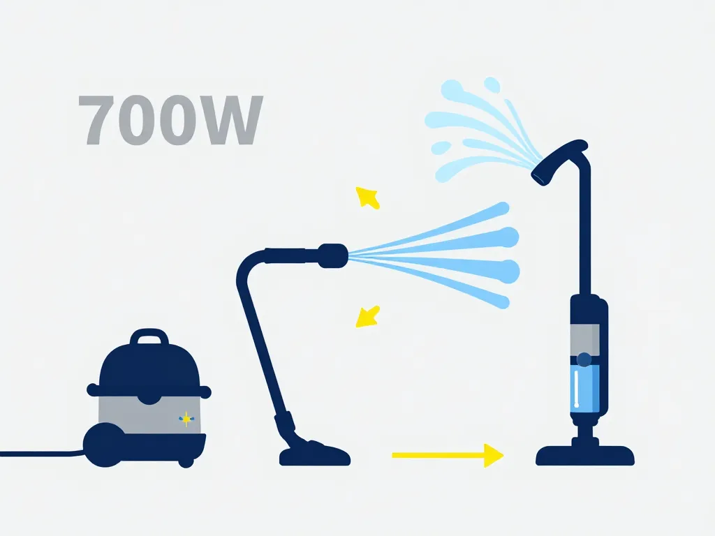 aspirateur 700w est-ce suffisant transformation puissance aspiration