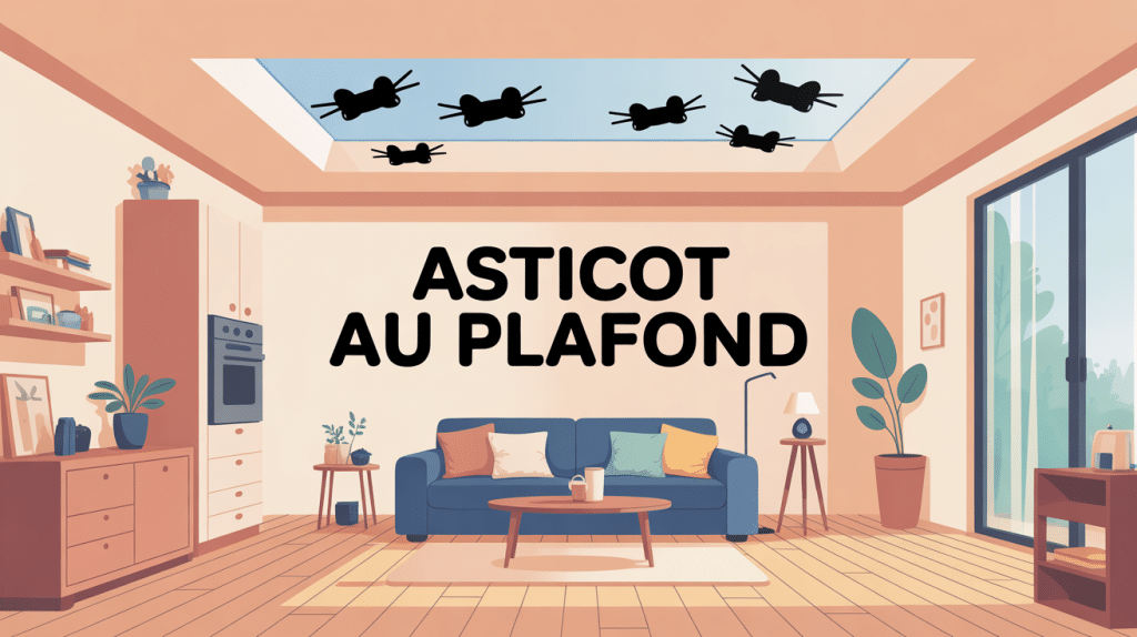 Asticot au plafond visuel prévention source