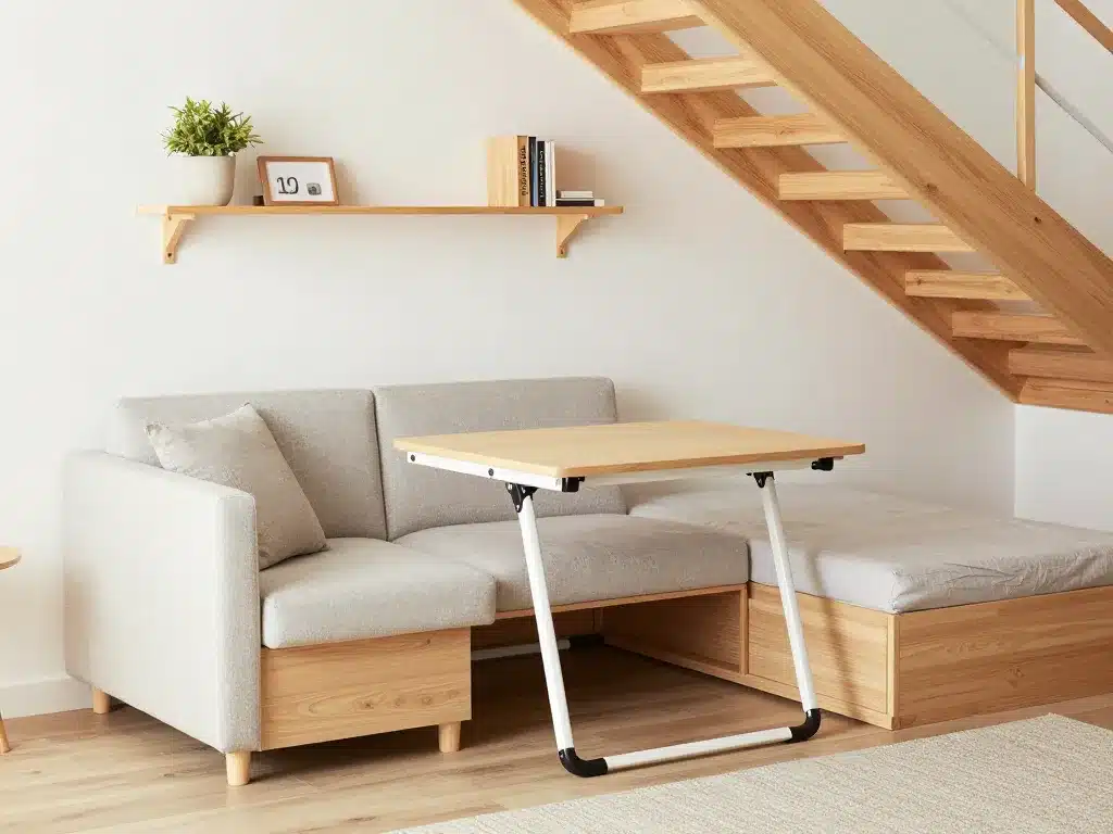 meubles modulables gain de place petit loft