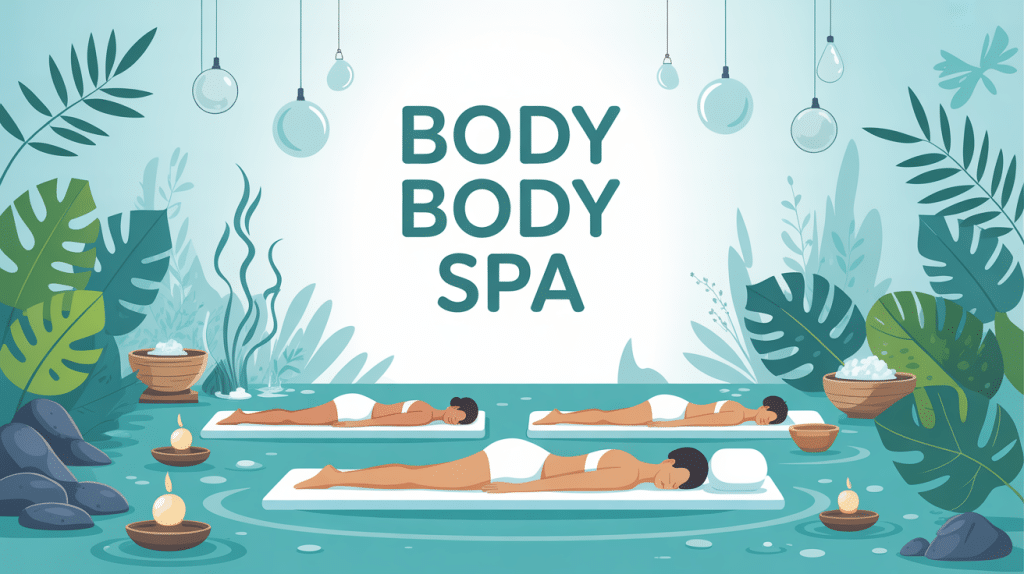 illustration body body spa bien-être relaxation