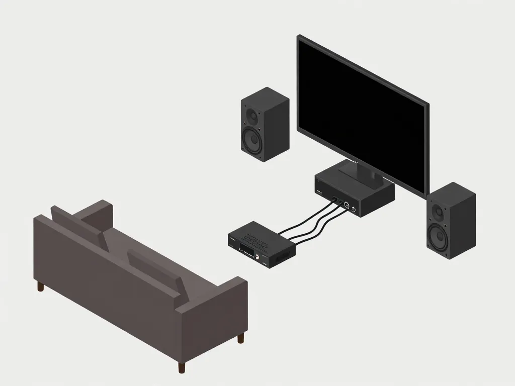 Installation et branchement optimal Boss Home Theater en salon