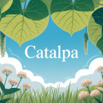 catalpa majestueux donnant de l’ombre au jardin