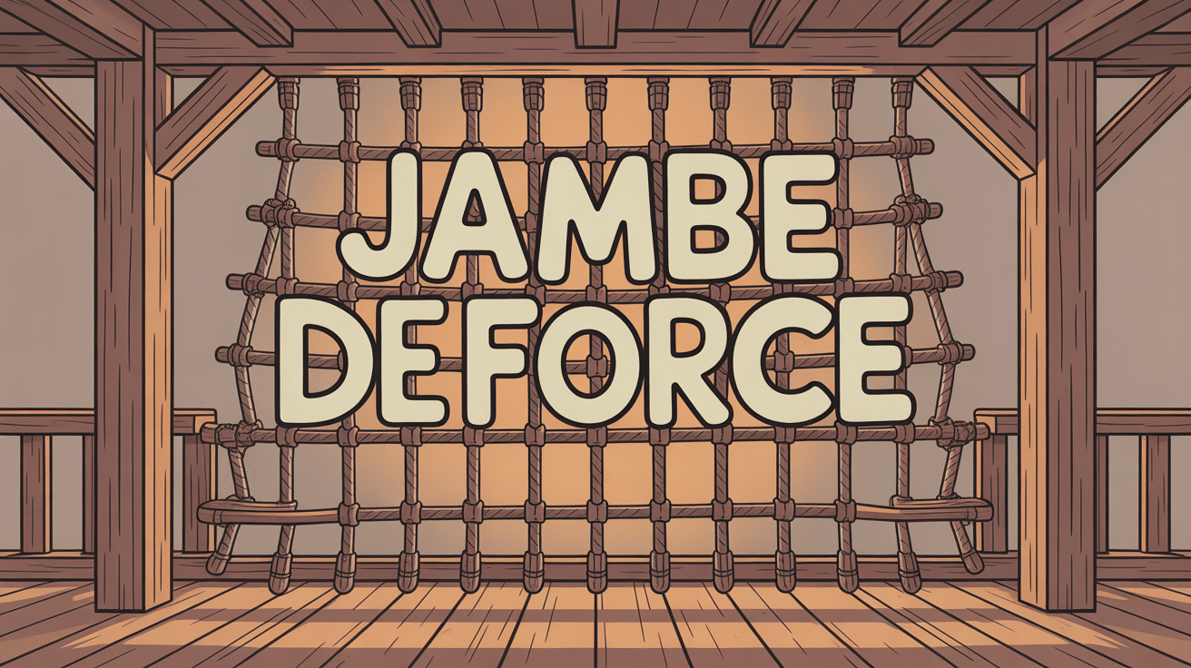 charpente jambe de force illustration structurelle