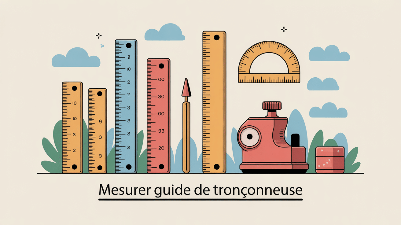 Comment mesurer un guide de tronçonneuse, illustration guides de tronçonneuse de tailles différentes
