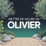 comment mettre en valeur un olivier illustration jardin méditerranéen