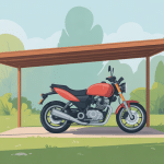 illustration construire un abri moto pas cher moderne