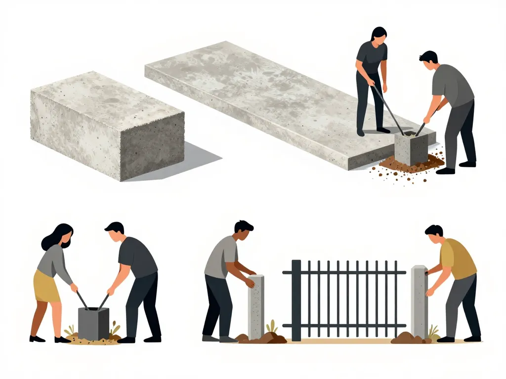 Illustration dosage beton selon usage dalle fondation scellement