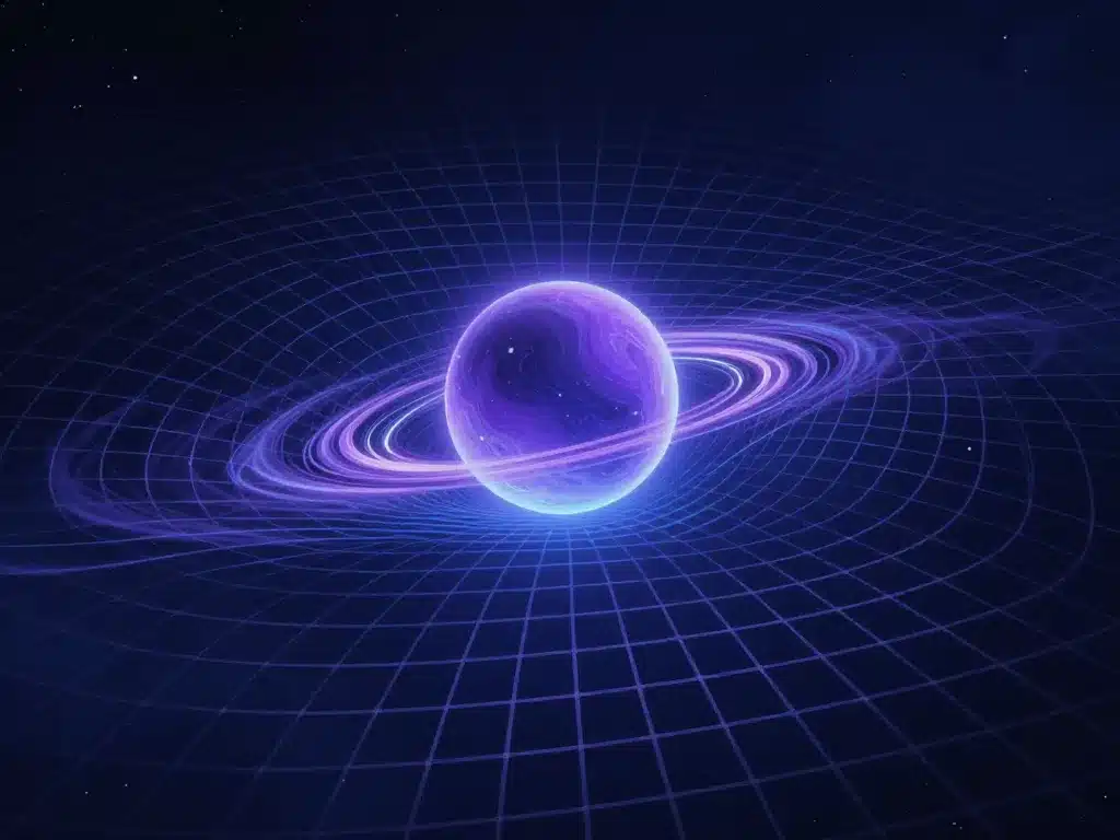 métaphore visuelle four dimensions espace-temps relativité