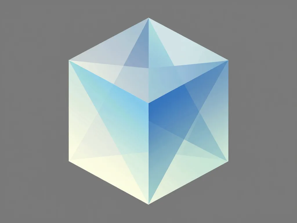 diagramme mathématique tesseract four dimensions visualisation