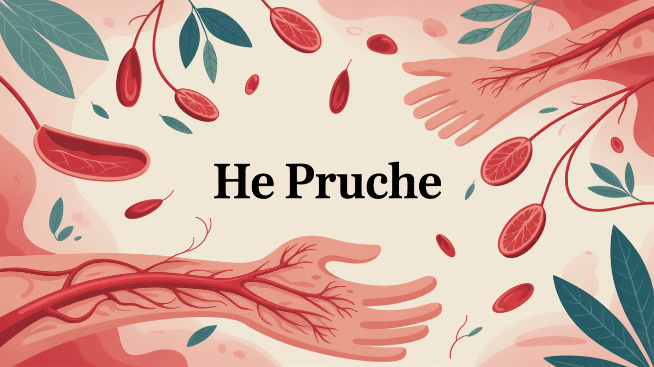 illustration he pruche circulation sanguine remède naturel