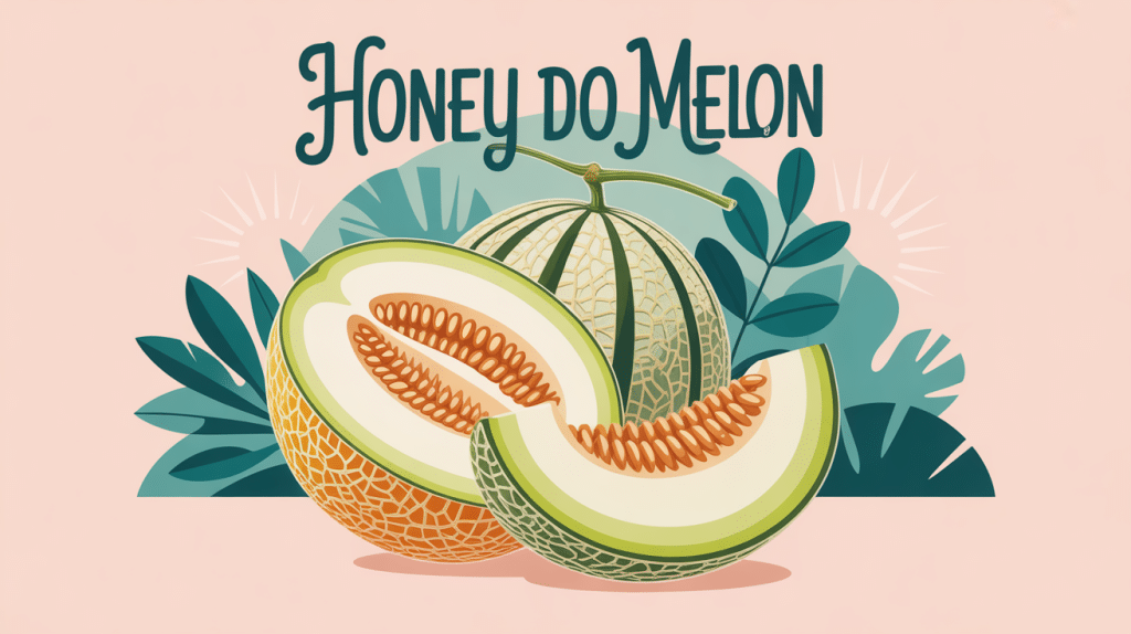 honey do melon coupe et chair verte aspect juteux
