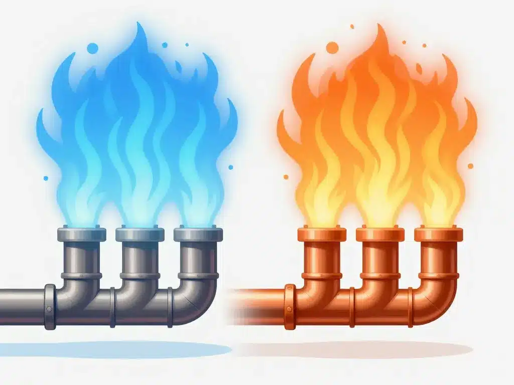 comparatif isolant tuyau cuivre déperdition chaleur