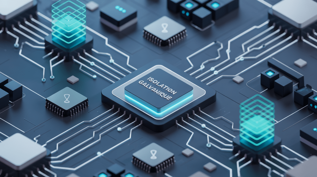 illustration isolation galvanique sécurité systèmes électroniques