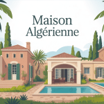 Illustration de styles maison algerienne tradition moderne lotissement