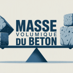 masse volumique béton illustration blocs types