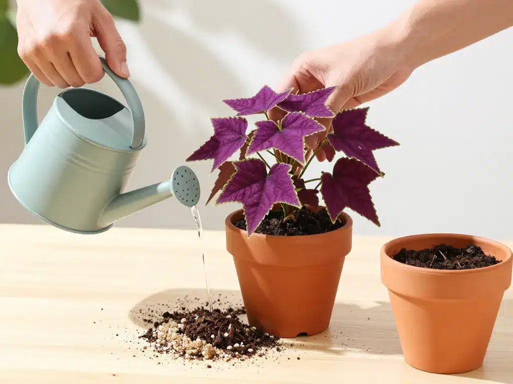 oxalis regnellii triangularis arrosage pot substrat drainage