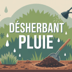 peut on mettre du désherbant quand il pleut image jardin pluie