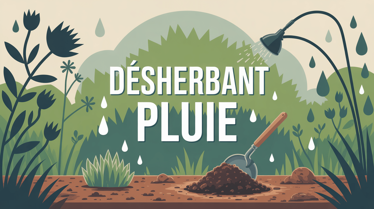 peut on mettre du désherbant quand il pleut image jardin pluie