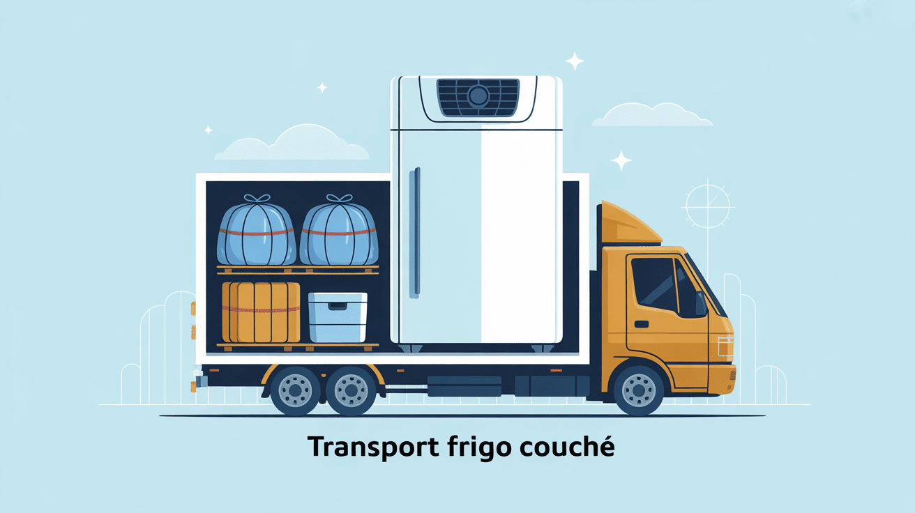 peut on transporter un frigo couché image transport sécurisé