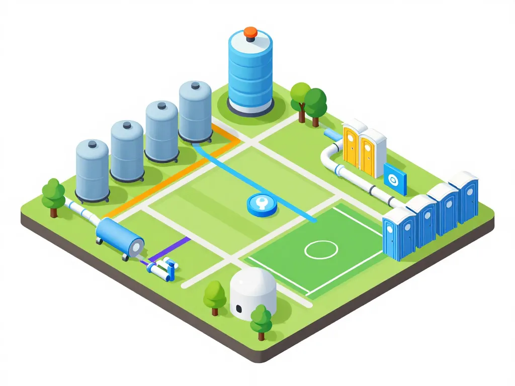 diagramme plomberie event site et publics