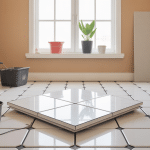 poser du carrelage sur du carrelage inconvénients illustration, chantier sol