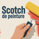 quand enlever scotch peinture sur mur
