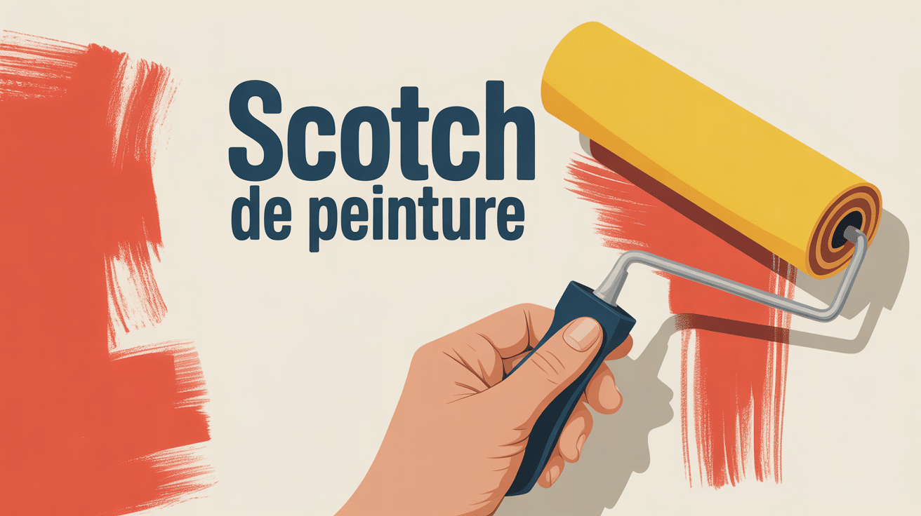 quand enlever scotch peinture sur mur