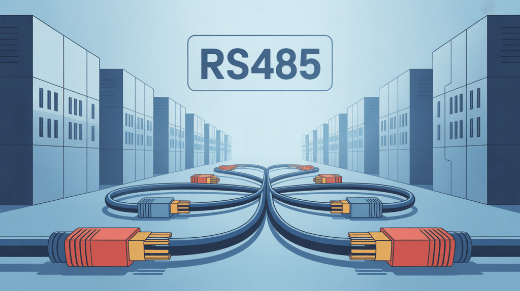 Illustration RS485 standard industrie et bâtiment