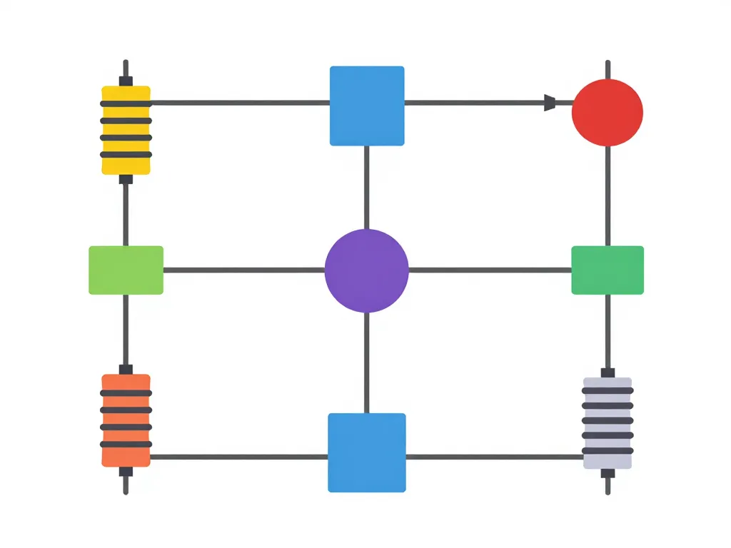 diagramme symboles schema electronique bases