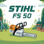 stihl fs 50 illustration coupe bordure jardin