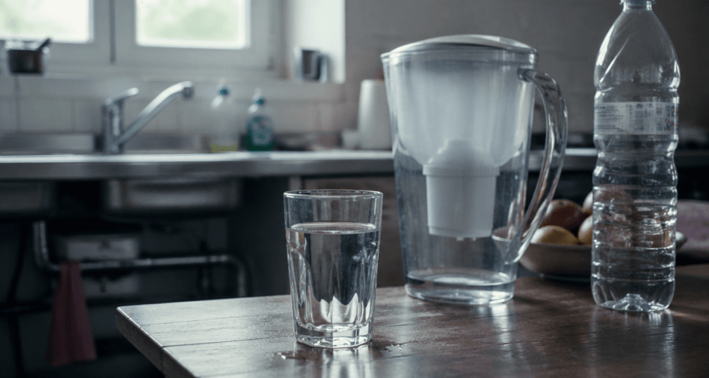 inconvenient de l eau du robinet verre cuisine