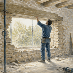 Agrandir fenetre artisan pose linteau