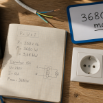 combien de watt sur une prise 16a multimètre et calculs 3680w