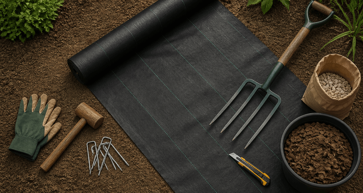 comment poser de la toile de paillage outils et accessoires