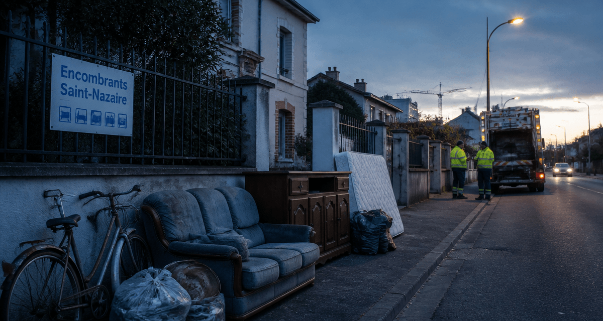 encombrants saint nazaire collecte meubles trottoir