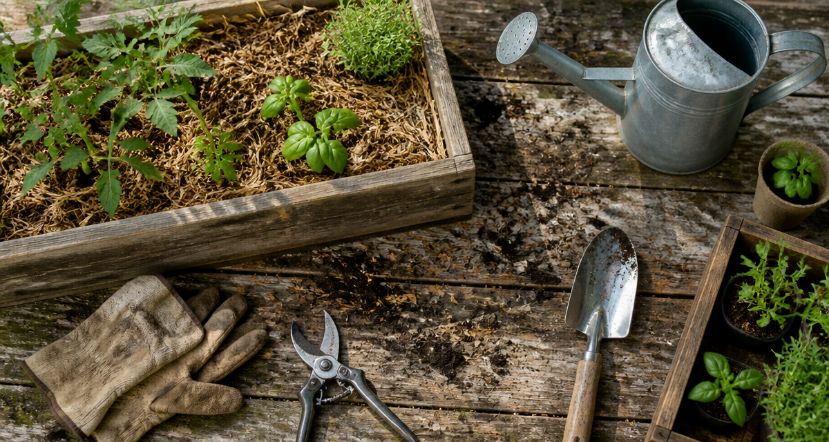 jardinier facile outils potager carré