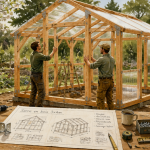 plan serre en bois pdf gratuit, montage serre 3x4m
