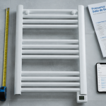 Quel radiateur pour salle de bain sur plan de travail moderne