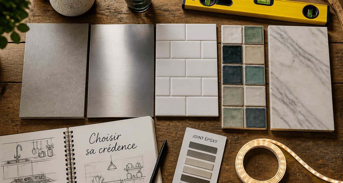 quelle credence choisir échantillons matériaux cuisine moderne