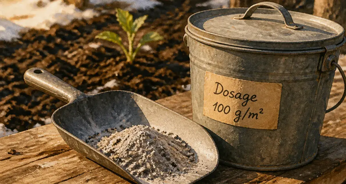 Cendres jardin : dosage précis en cendres de bois pour sols