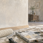 Guittet satinea velours : mur velouté mat, rouleau 12 mm