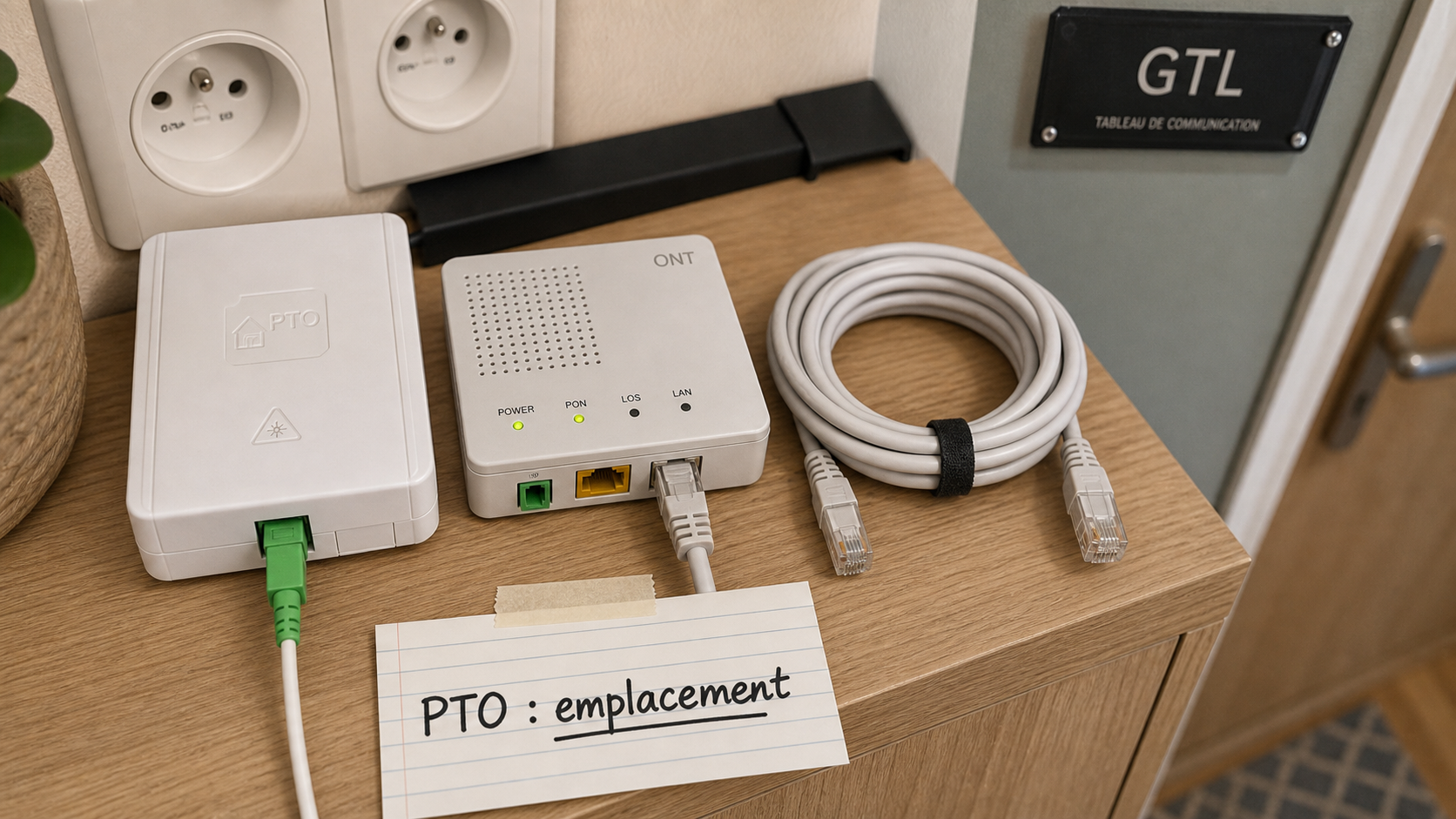 Ou placer boitier fibre optique dans une maison : PTO et ONT au bon emplacement