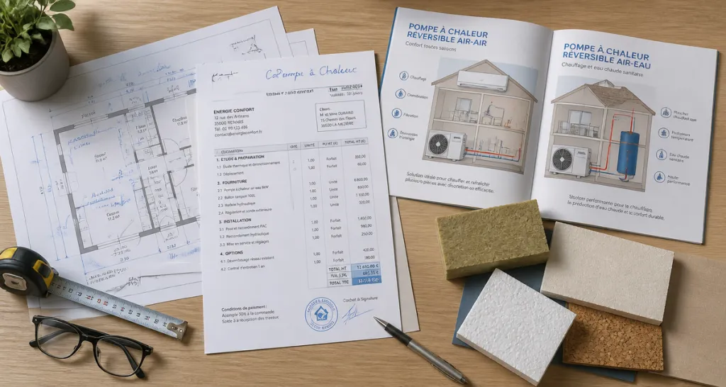 pompe à chaleur clim réversible prix sur devis et plans