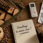 quel est le chauffage le moins cher bûches granulés pompe à chaleur