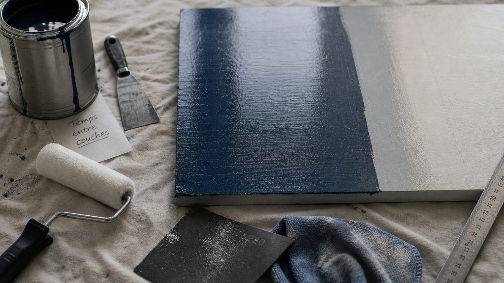 Combien de temps entre 2 couches de peinture : temps de séchage et finition sans défaut