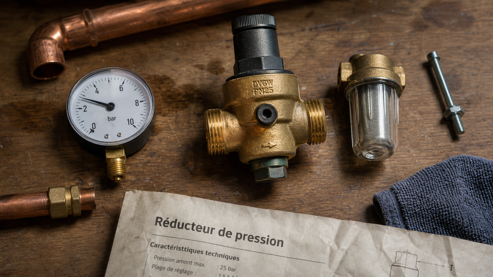 Duree de vie d'un reducteur de pression d'eau : 5 à 10 ans
