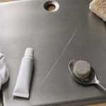 Rayure inox sur inox brossé, polir le grain avec chiffon