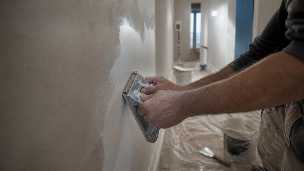 temps séchage enduit lissage avant ponçage avant ponçage