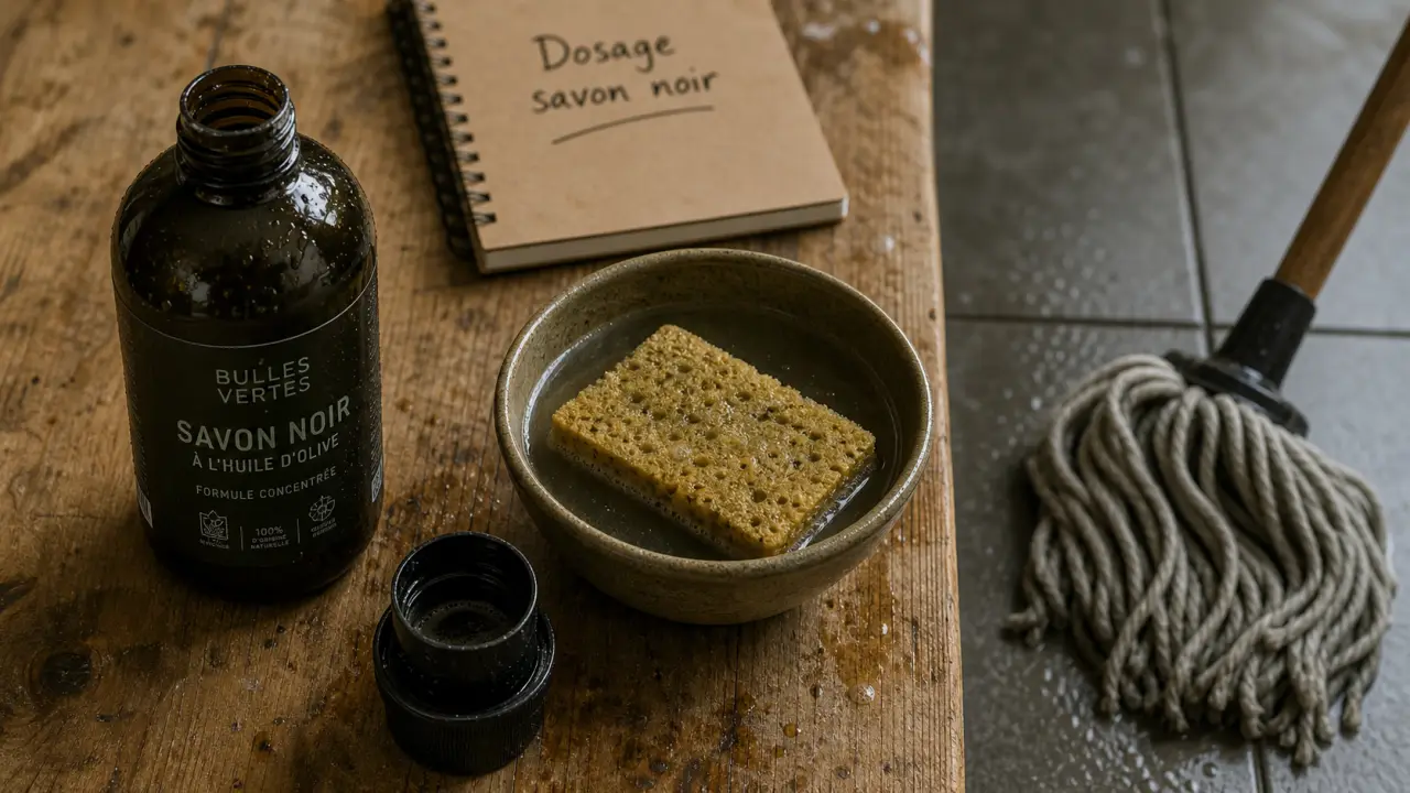 Utilisation du savon noir : dosages et erreurs à éviter